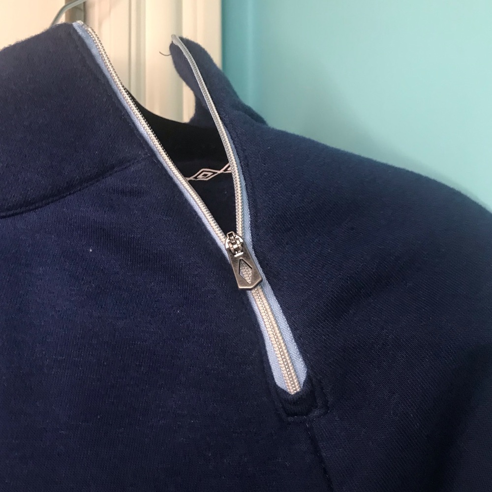 2 for 30 dark blue umbro quarter zip!!